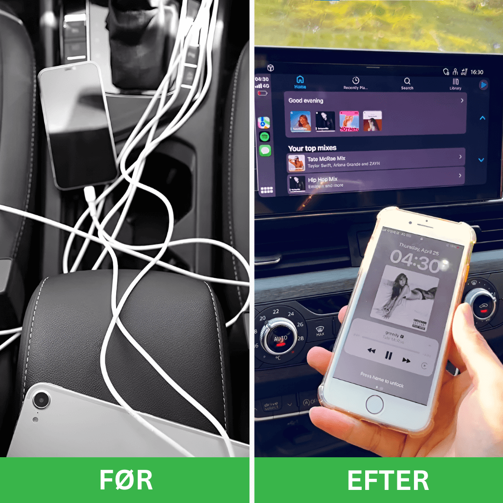 AutoLink™ | Trådlös carplay och Android Auto-adapter