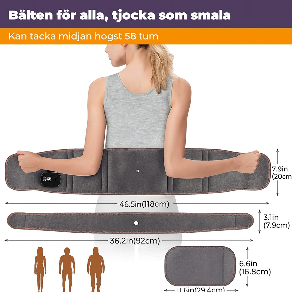 InfraBelt™ | Återställ diskar, minska inflammation och lindra smärta genom avlastning