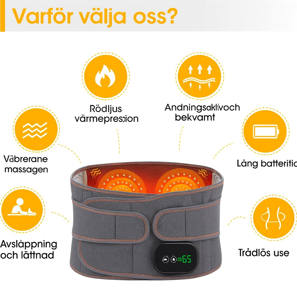 InfraBelt™ | Återställ diskar, minska inflammation och lindra smärta genom avlastning