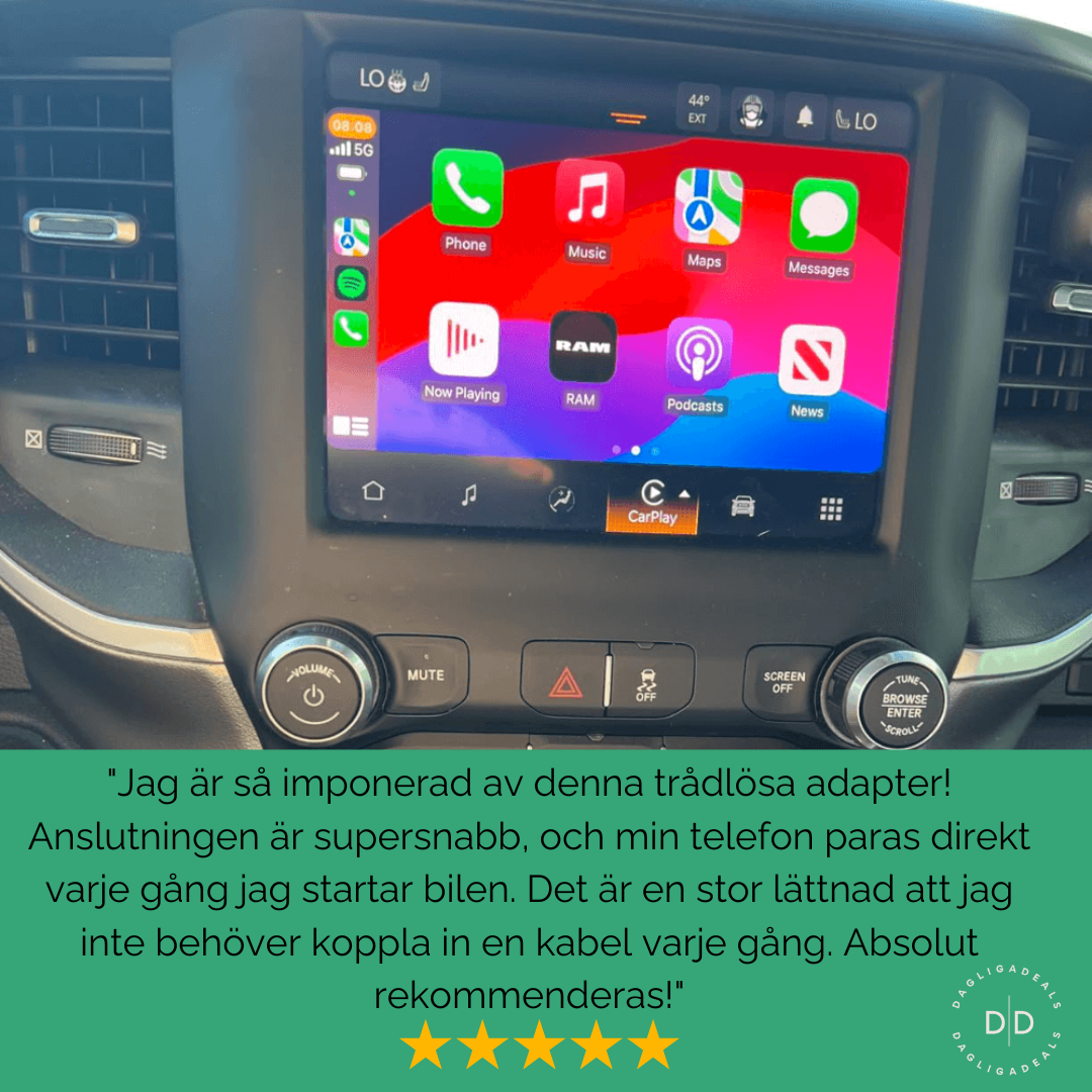AutoLink™ | Trådlös carplay och Android Auto-adapter