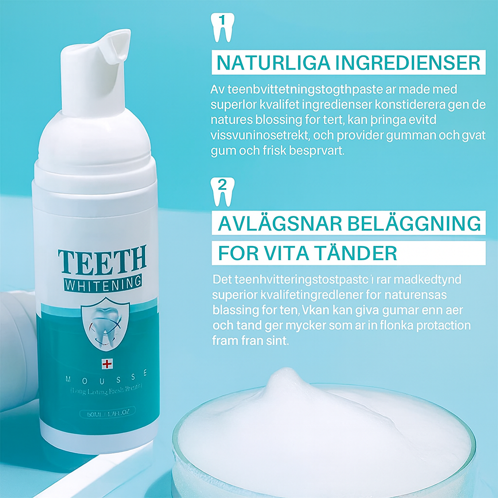 OralWhite™ | Ta bort tandsten, lugna tandköttet – vitare tänder, fräschare andedräkt
