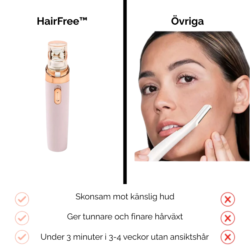 HairFree™ | Ett smartare sätt att ta bort hår
