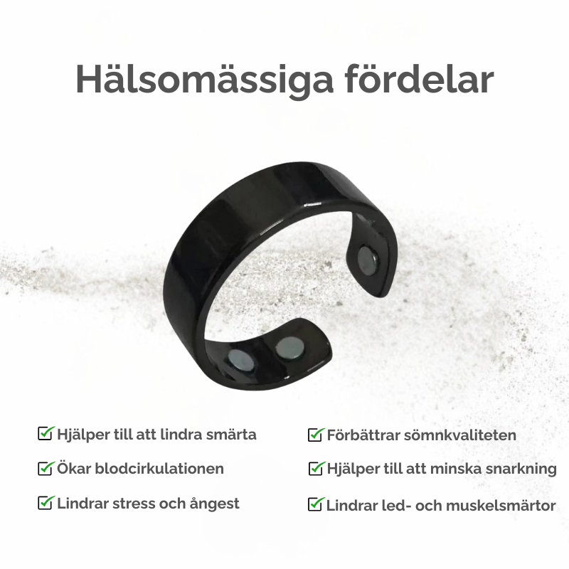 HälsoRing™ | Aldrig mer känna dig trött, utmattad eller orolig