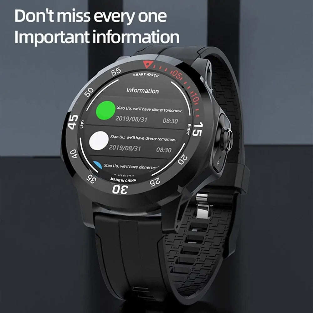 2 in 1 Smart DUO Watch with Earbuds™ | Sport- och Fitnessklocka