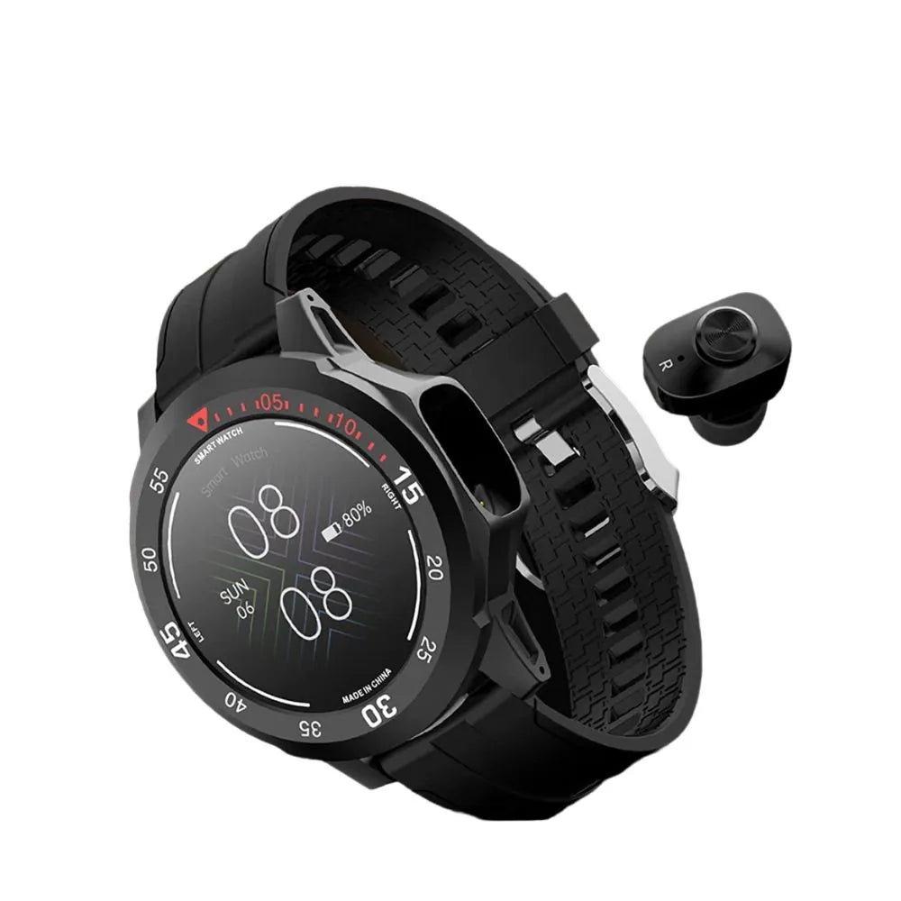 2 in 1 Smart DUO Watch with Earbuds™ | Sport- och Fitnessklocka