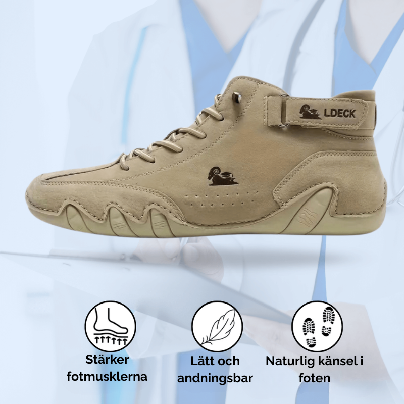 FlexSko™ | Förbättra hållningen, minska smärtan, gå fritt!