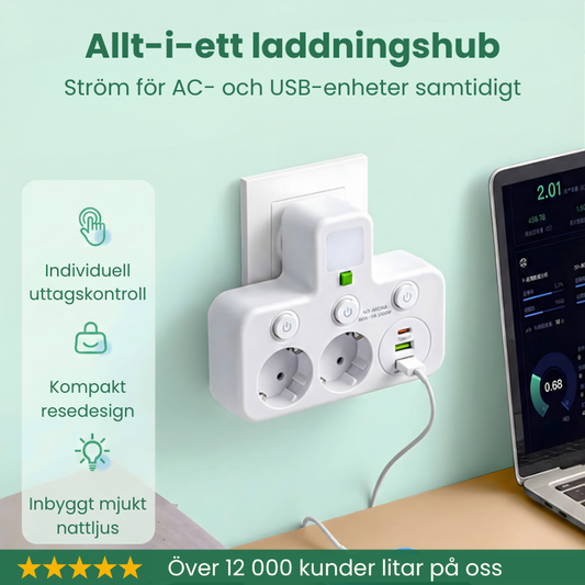 PowerPort™ | Förvandla ett uttag till en ren och kraftfull laddningsstation