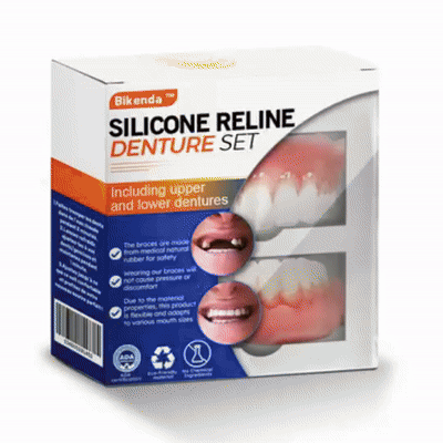 PerfectSmile™ - Silikonbaserat Protesfoder för Perfekt Passform & Komfort