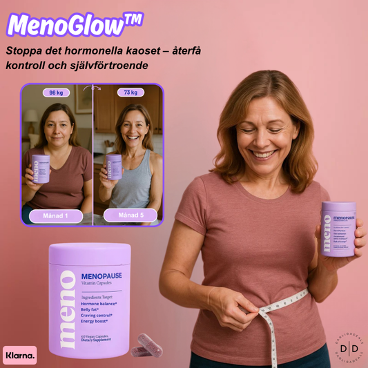 MenoGlow™ | Stoppa det hormonella kaoset – återfå kontroll och självförtroende