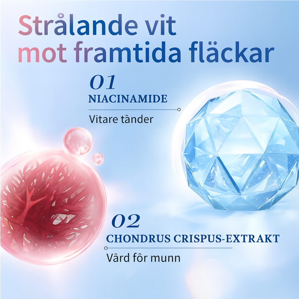MagicWhite™ | Niacinamidvård för starkare, vitare tänder!