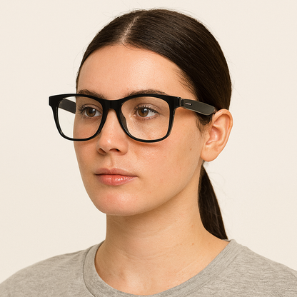 AI-Wear™ | Text-till-tal, GPS, översättning – smarta glasögon som klarar allt!