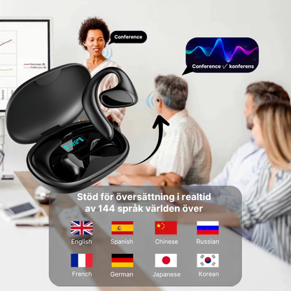 SmartBuds™ | Den smarta AI-översättaren som får plats i örat
