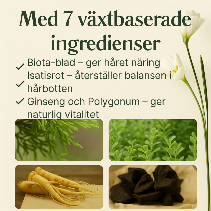 SevenGreen™ | Schampot som låter din hårbotten andas igen
