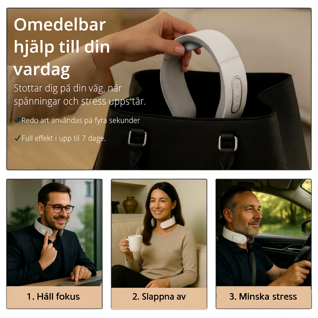 NeuroFlex™ | Stoppa nacksmärtan vid källan – känn dig lättare på några minuter