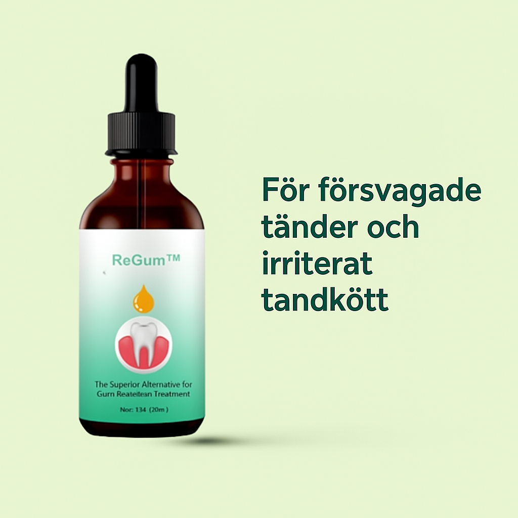 ReGum™ | Stoppa blödande, smärtsamt och svullet tandkött – återställ ditt friska leende