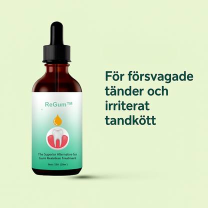 ReGum™ | Stoppa blödande, smärtsamt och svullet tandkött – återställ ditt friska leende