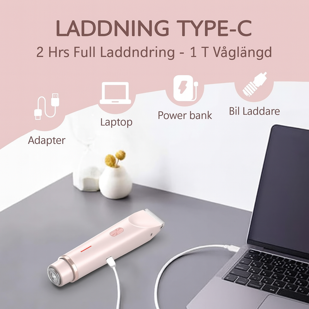 DuoShave™ | Säg hejdå till skärsår, bulor och irritation – en felfri rakning utan rodnad