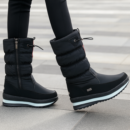 EverWarm™ | Halkfria och Vattentäta Snöstövlar i Fuskpäls