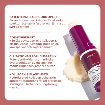 CollStick™ | Minska rynkor, ljusa upp huden och känn dig levande igen