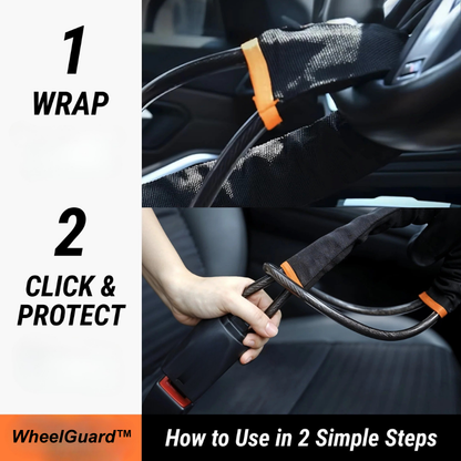 WheelGuard™ | Universell passform, omedelbart skydd för bilen – låses på sekunder