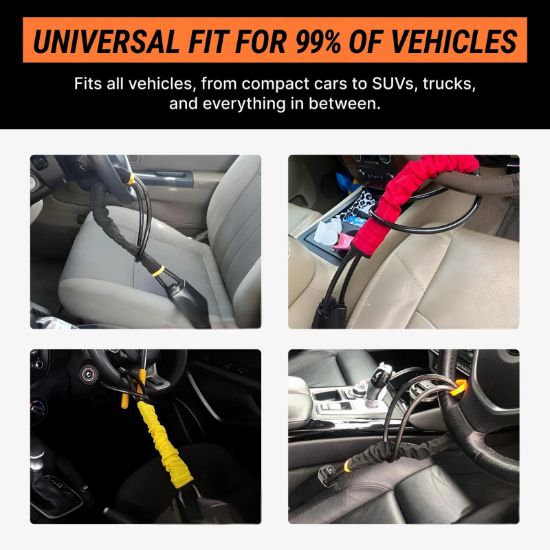 WheelGuard™ | Universell passform, omedelbart skydd för bilen – låses på sekunder