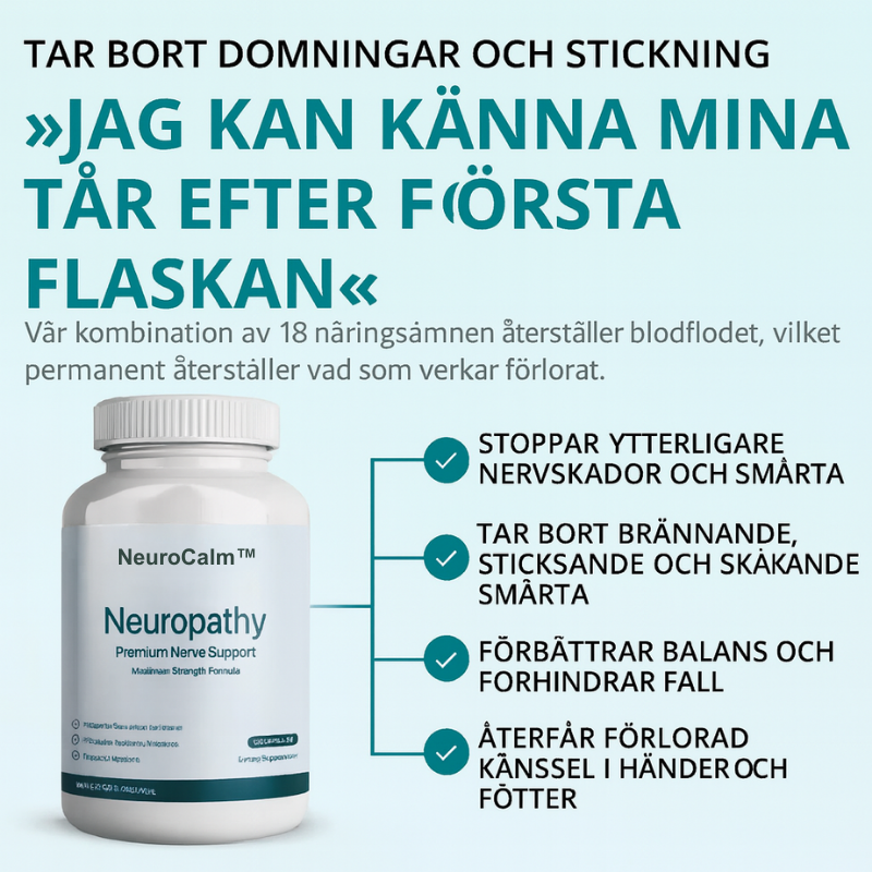 NeuroCalm™ | Lugna irriterade nerver – känn verklig lindring inom 72 timmar