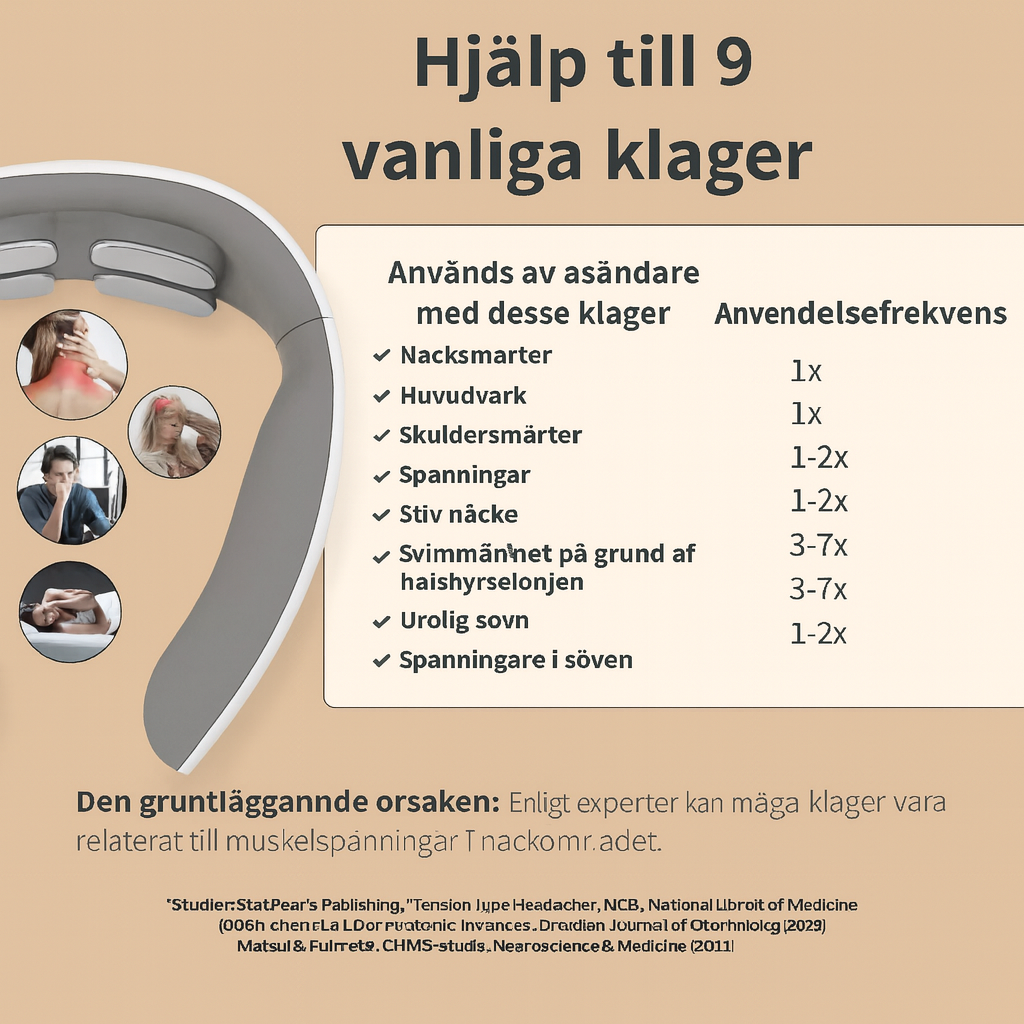 NeuroFlex™ | Stoppa nacksmärtan vid källan – känn dig lättare på några minuter