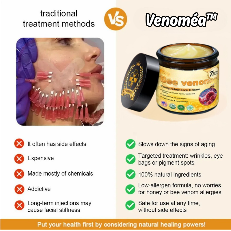 Venoméa™ | Säg adjö till slapp hud, rynkor och fina linjer på bara 7 dagar