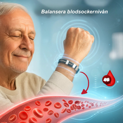 GlucoBand™ | Sänk blodsockret med upp till 72 % på bara 7 dagar