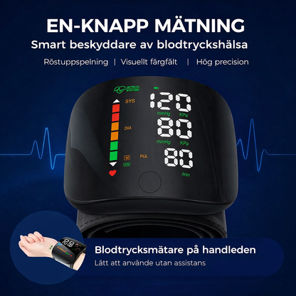 PulseGuard™ | Viktiga blodtryckskontroller för personer med diabetes