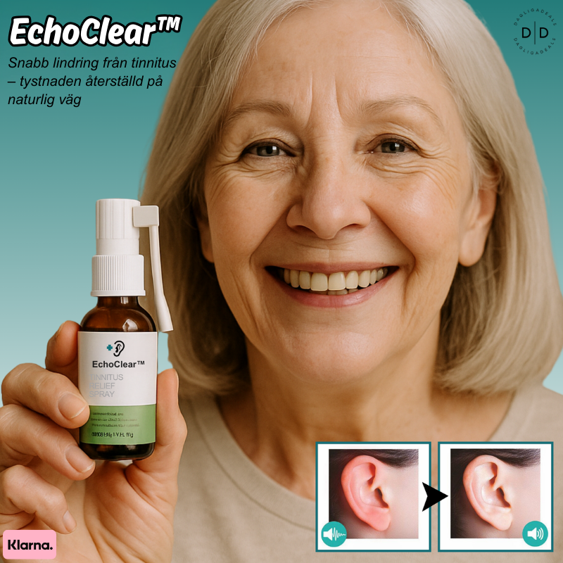 EchoClear™ | Snabb lindring från tinnitus – tystnaden återställd på naturlig väg