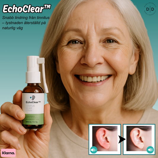 EchoClear™ | Snabb lindring från tinnitus – tystnaden återställd på naturlig väg