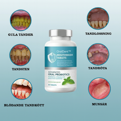 OralDent™ | Varsam men kraftfull vård för tandkött, tänder och andedräkt