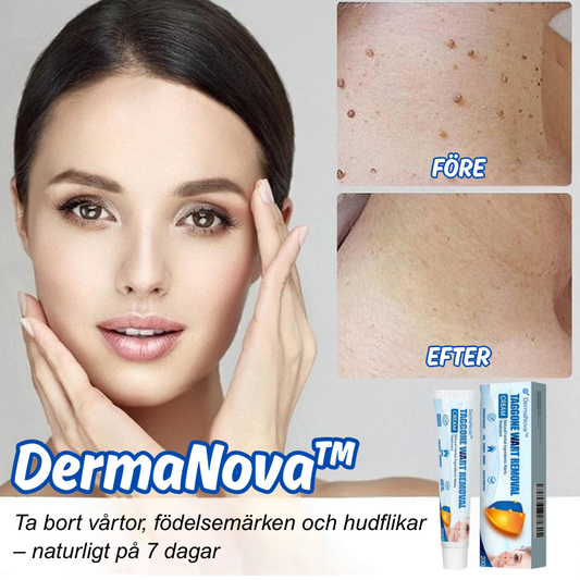 DermaNova™ | Ta bort vårtor, födelsemärken och hudflikar – naturligt på 7 dagar