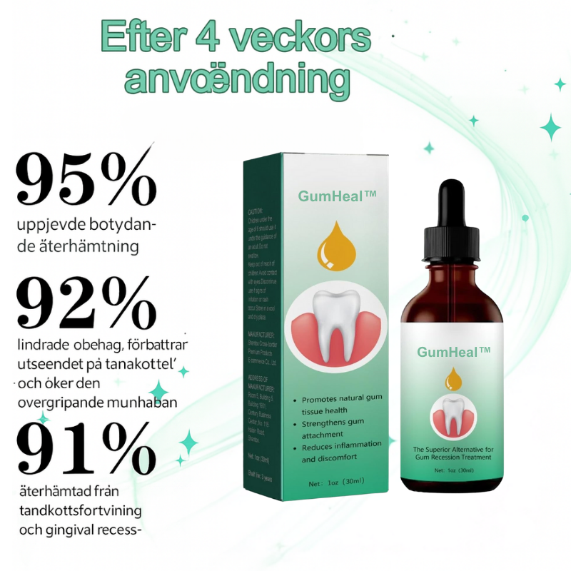 GumHeal™ | Från blödande tandkött till förnyelse – synliga resultat på 4 dagar