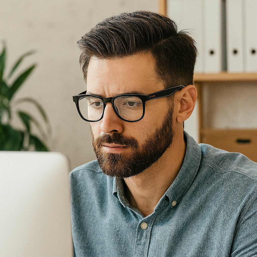 AI-Wear™ | Text-till-tal, GPS, översättning – smarta glasögon som klarar allt!