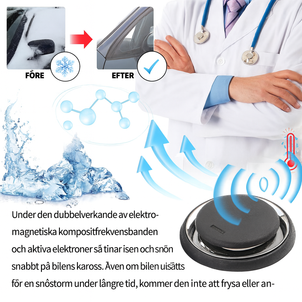 IceMelt™ | Smälter is direkt – håller glaset klart hela vintern