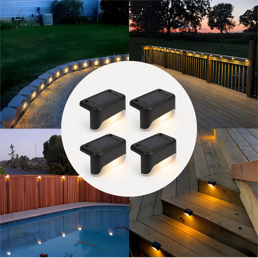 SolarGlow™ | Automatisk Belysning för Trappa & Uteplats