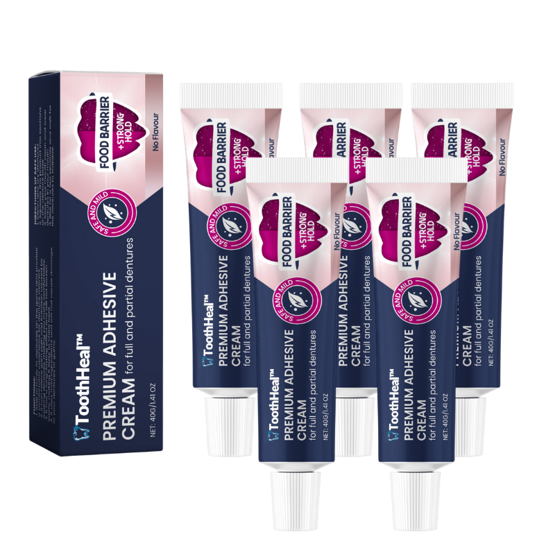 ToothHeal™ | Säker, naturlig protespassform som håller i flera dagar