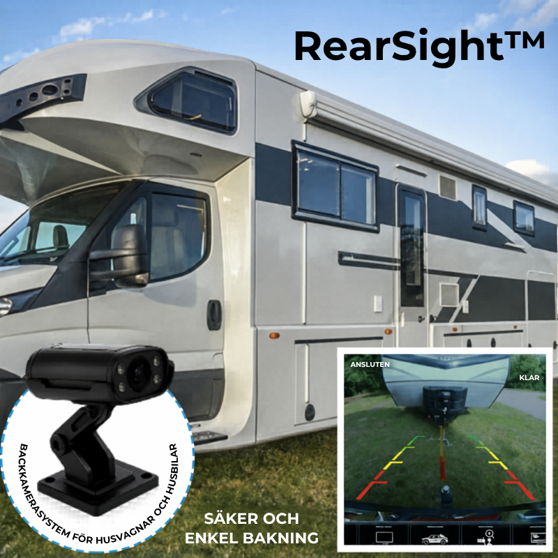 RearSight™ backkamera | Sluta gissa, börja se – varje gång du backar