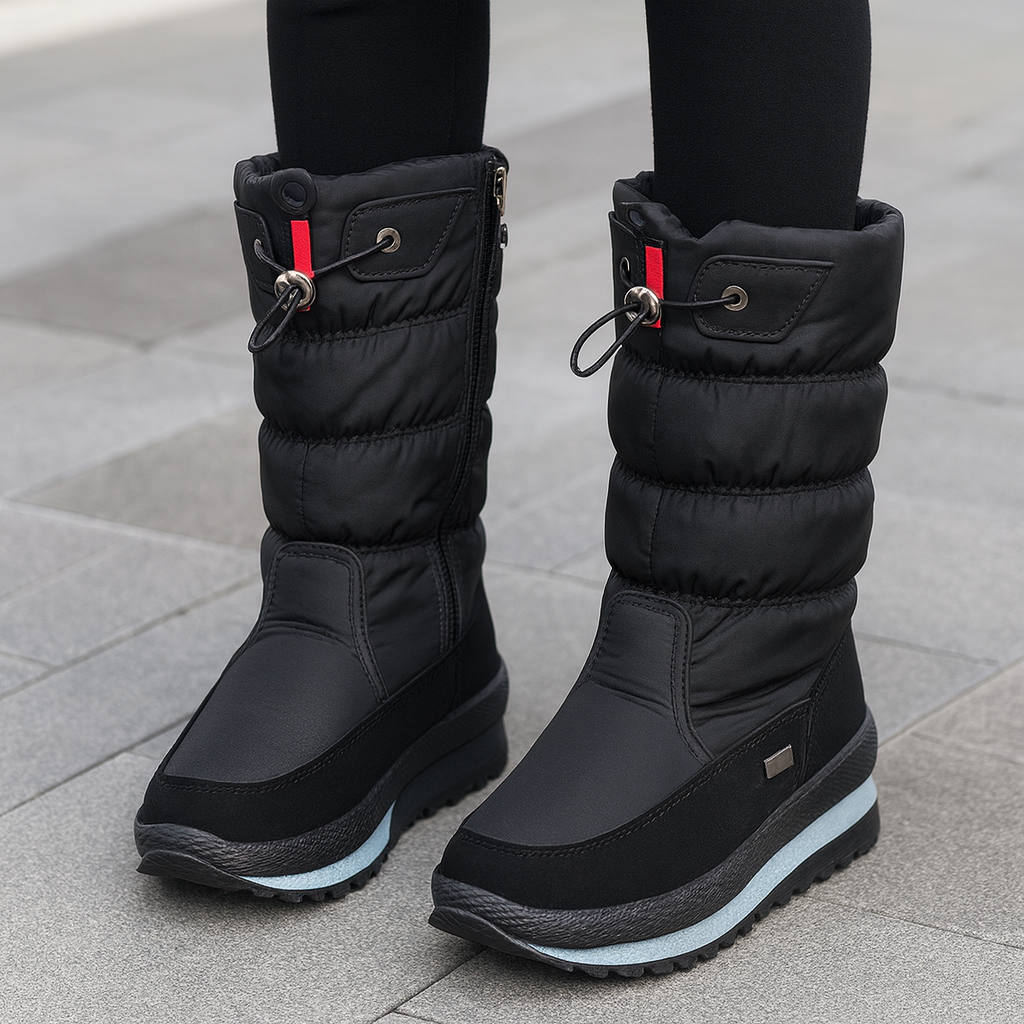 EverWarm™ | Halkfria och Vattentäta Snöstövlar i Fuskpäls