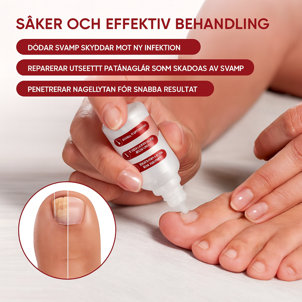 NailCure™ | Stoppa svamp, sprickor och dålig lukt – gå självsäkert igen
