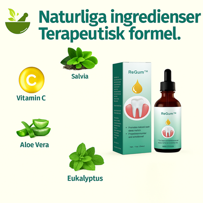 ReGum™ | Stoppa blödande, smärtsamt och svullet tandkött – återställ ditt friska leende