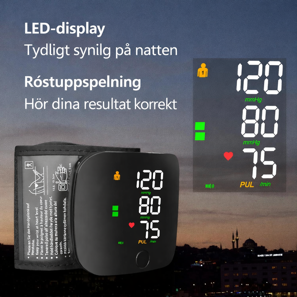PulseGuard™ | Viktiga blodtryckskontroller för personer med diabetes