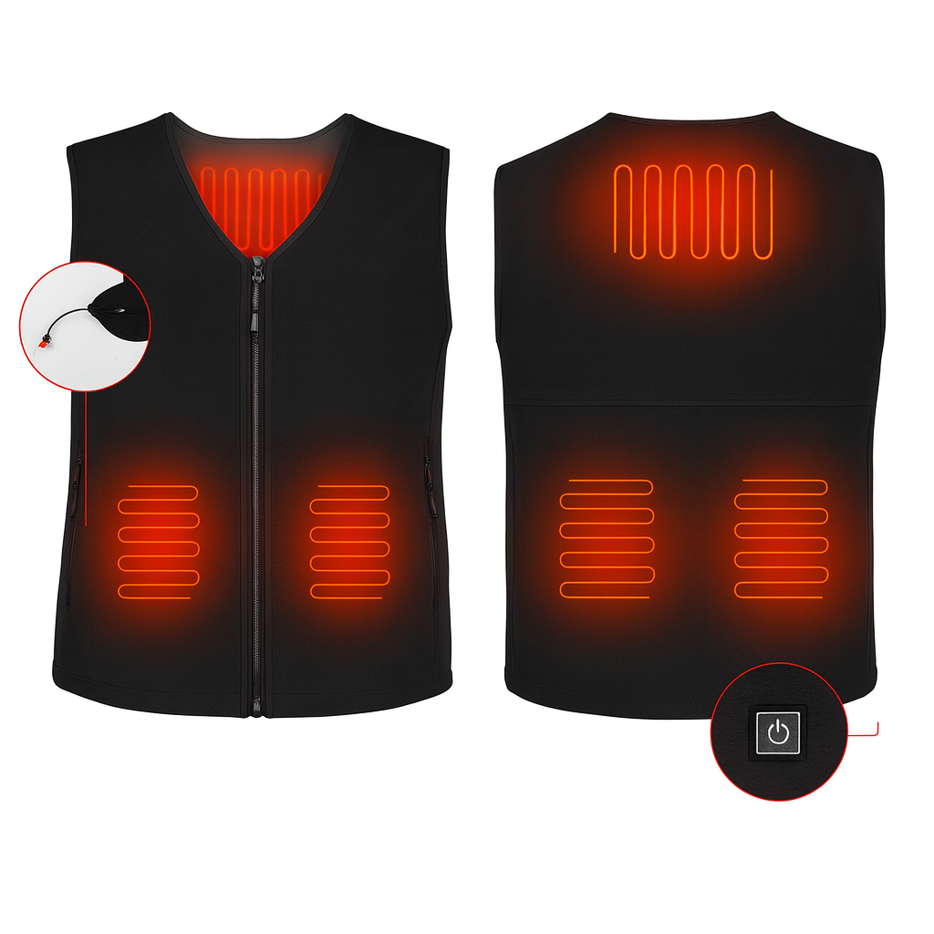 HeatVest™ | Slipp vinterkylan – håll dig varm var du än går