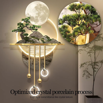 Väggzen™ | En blomstrande blandning av konst, natur och belysning