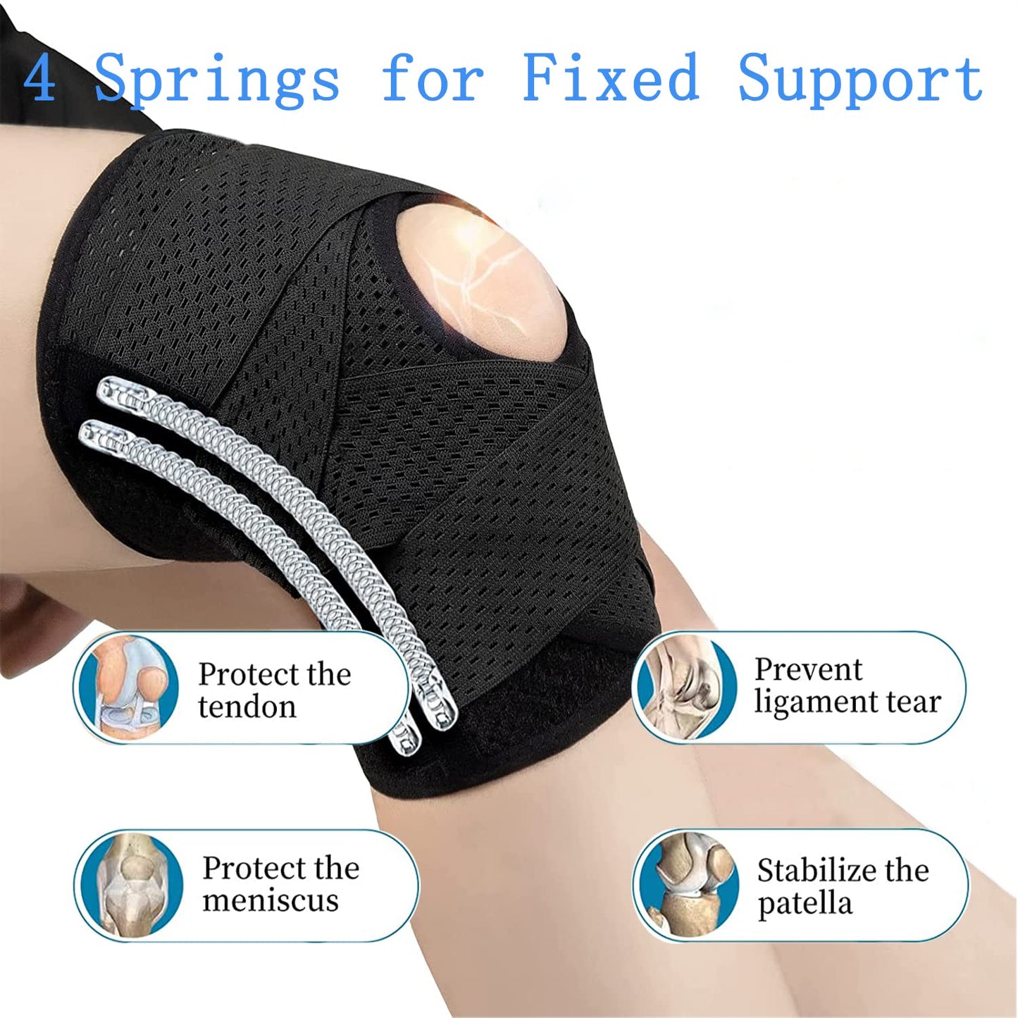 KneeGuard™ | Andningsbart stöd – inga fler svettiga, tunga knän