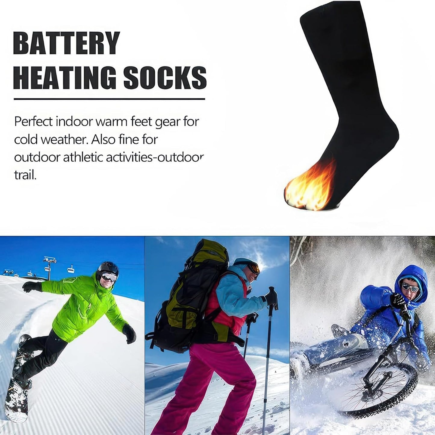 CureSox™ | Omedelbar värme, smärtlindring för trötta och värkande fötter!