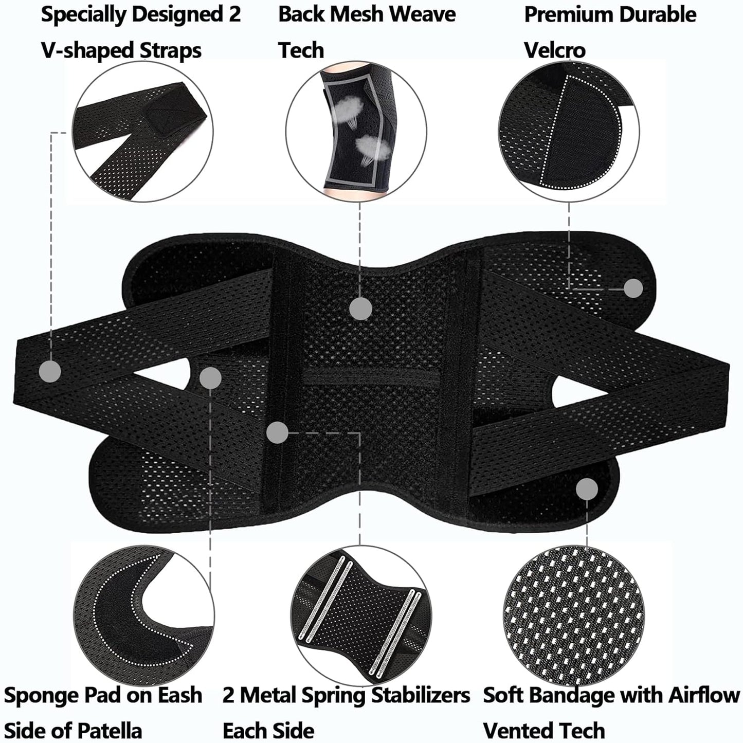 KneeGuard™ | Andningsbart stöd – inga fler svettiga, tunga knän