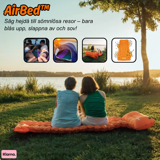 AirBed™ | Säg hejdå till sömnlösa resor – bara blås upp, slappna av och sov!